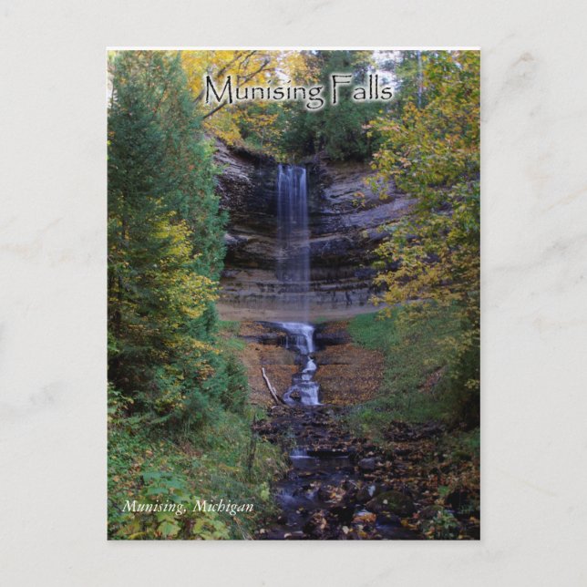 Munising Falls Post Card Postkarte (Vorderseite)