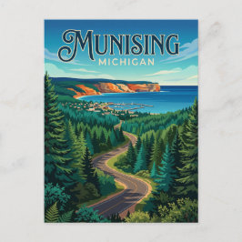 Munising USA Postkarte