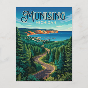 Munising USA Postkarte