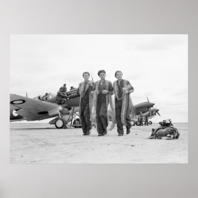 Munition des Typs WW2, 1940er Poster (Vorne)