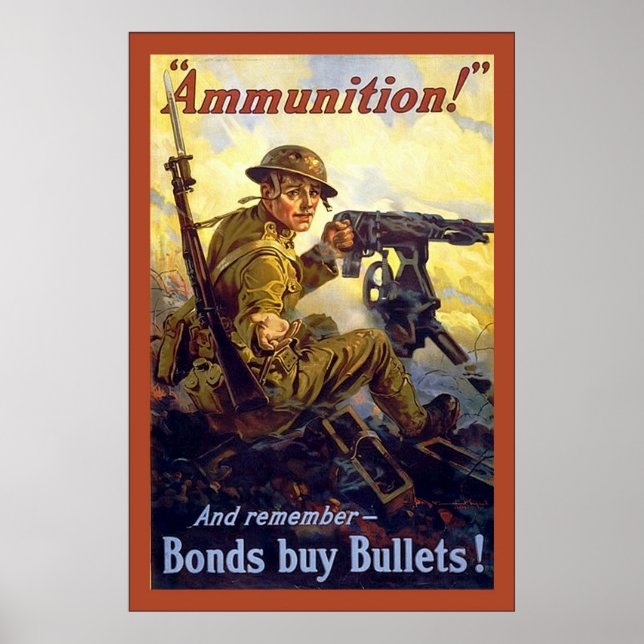 Munition!~Vintager Weltkrieg 1 Poster (Vorne)