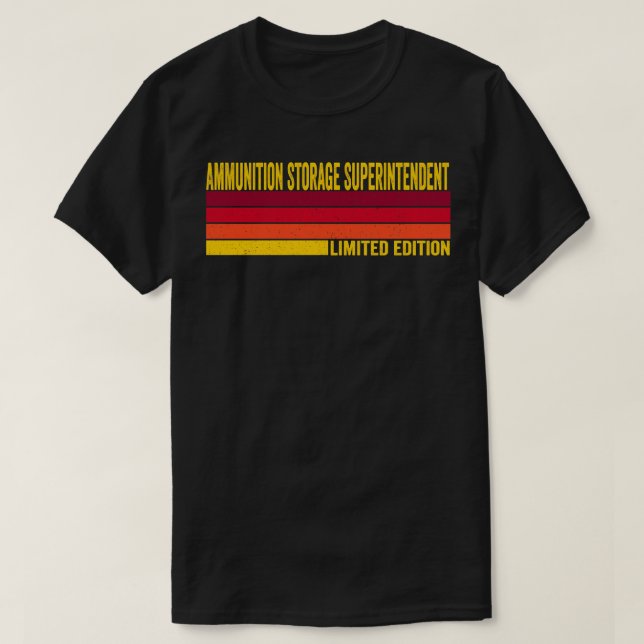 Munitionslagerüberwachungsgerät T-Shirt (Design vorne)