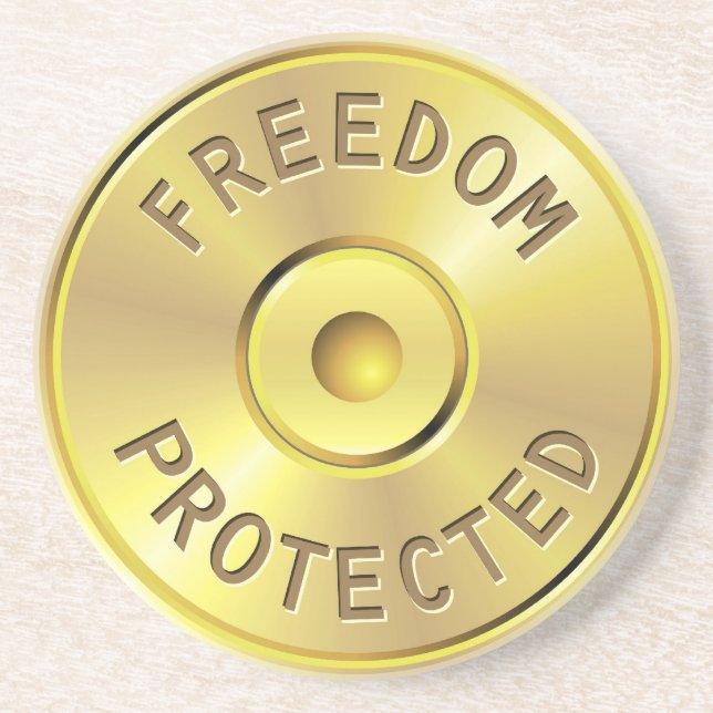 Munitionspatrone von einer abgefeuerten Kugel, Untersetzer (Vorne)