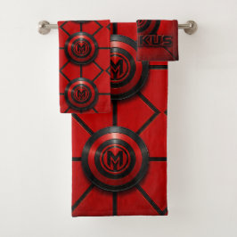 Munkus 3 Handtuch-Set/Badezimmer-Accessoire Badhandtuch Set