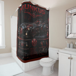 Munkus Auto-Duschvorhang/Badezimmer-Accessoire Duschvorhang