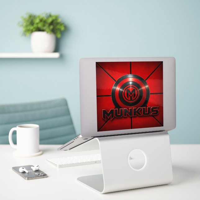 Munkus Label Aufkleber/League of Kings Aufkleber (Laptop auf Schreibtisch)