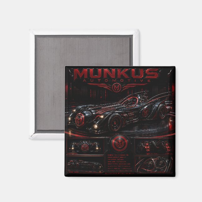 Munkus Magnet/Munkus Auto-Magnet Magnet (Vorderseite/Rückseite)