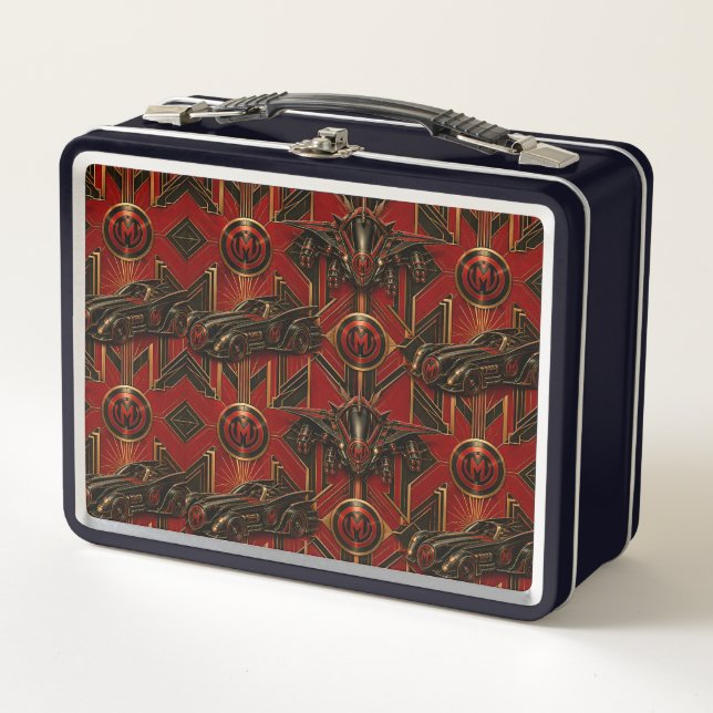 Munkus rote Lunchbox/Night Patrol Lunchbox (Vorderseite)