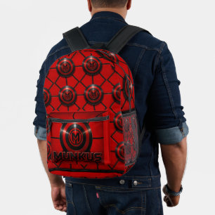 Munkus-Rucksack/Schulrucksack/Superhelden Bedruckter Rucksack