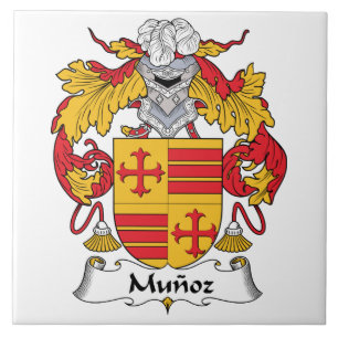 Munoz Familienwappen Fliese