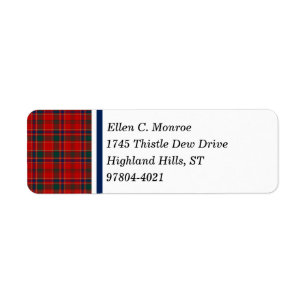 Munro Clan-Rotund KönigsblauScottishTartan