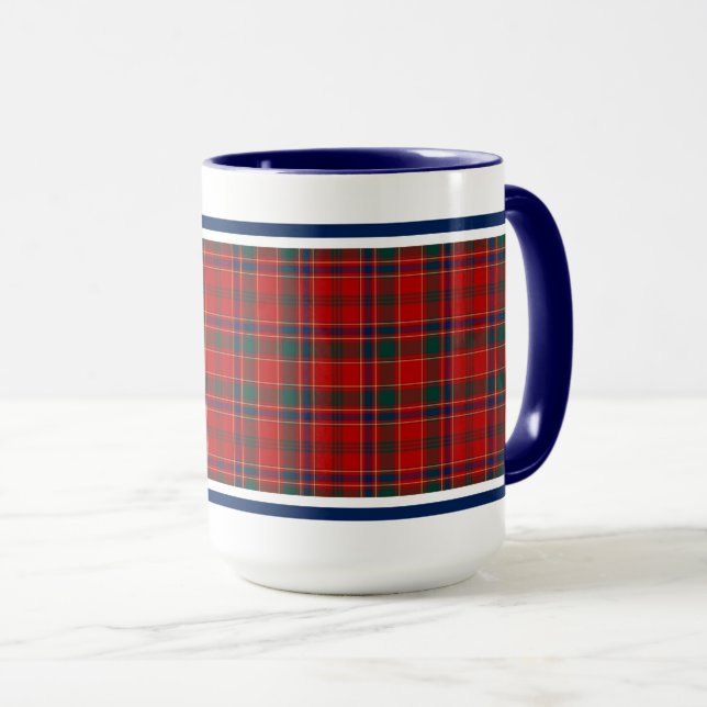 Munro Clan Tartan Tasse (VorderseiteRechts)