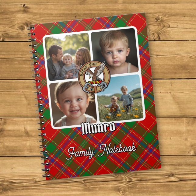 Munro-Familienfoto-Collage Notizblock (Von Creator hochgeladen)