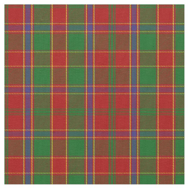Munro Tartan-Druck Stoff (Nahaufnahme)