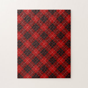 Munro Tartan Kariertes Muster Puzzle