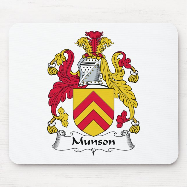 Munson Familienwappen Mousepad (Vorne)