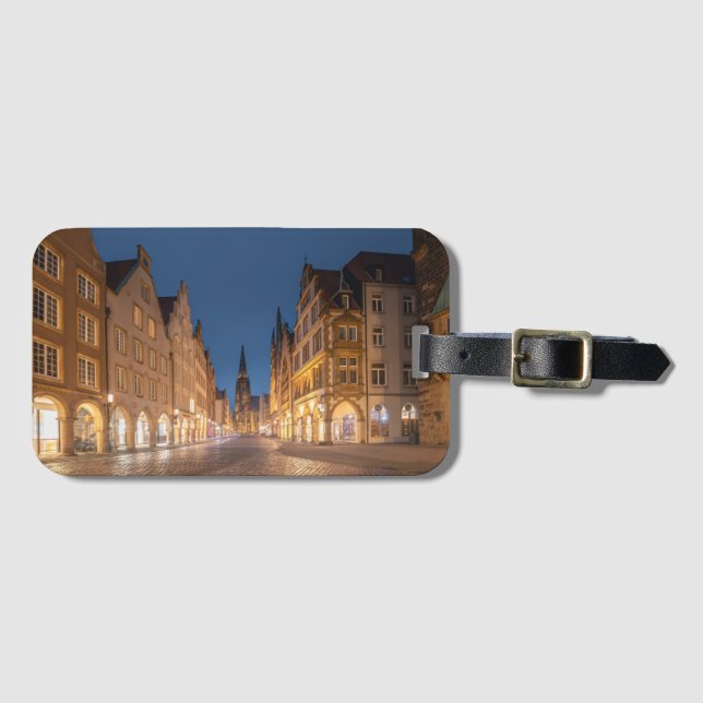 Münster Gepäckanhänger (Vorderseite (Horizontal))