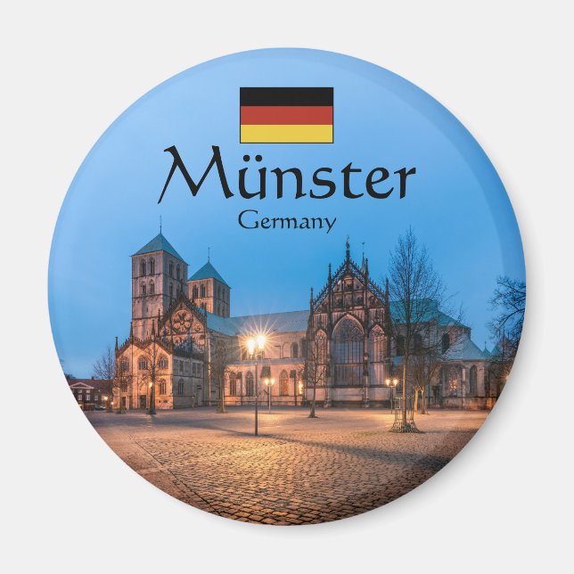 Münster Germany Souvenir Magnet (Vorne)