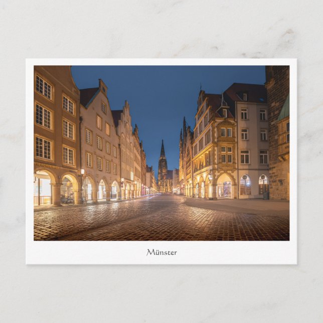 Münster Postkarte (Vorderseite)