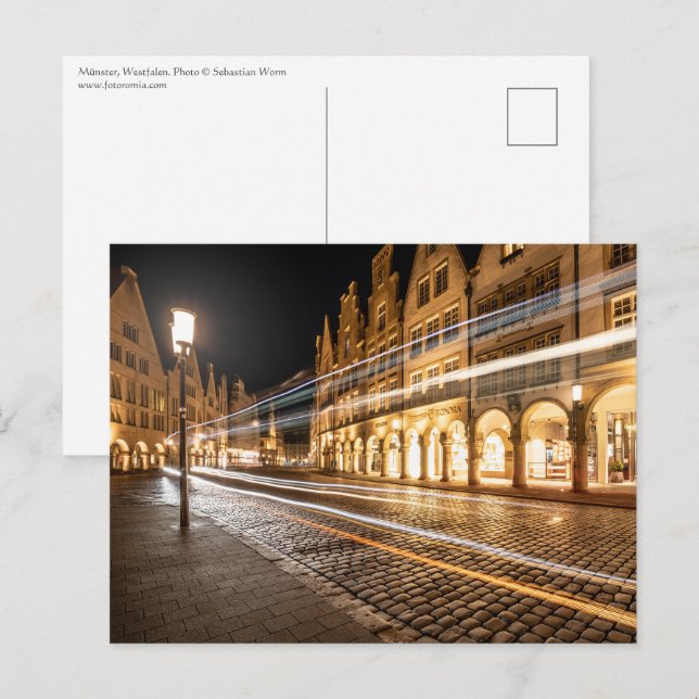 Münster Postkarte (Vorne/Hinten)