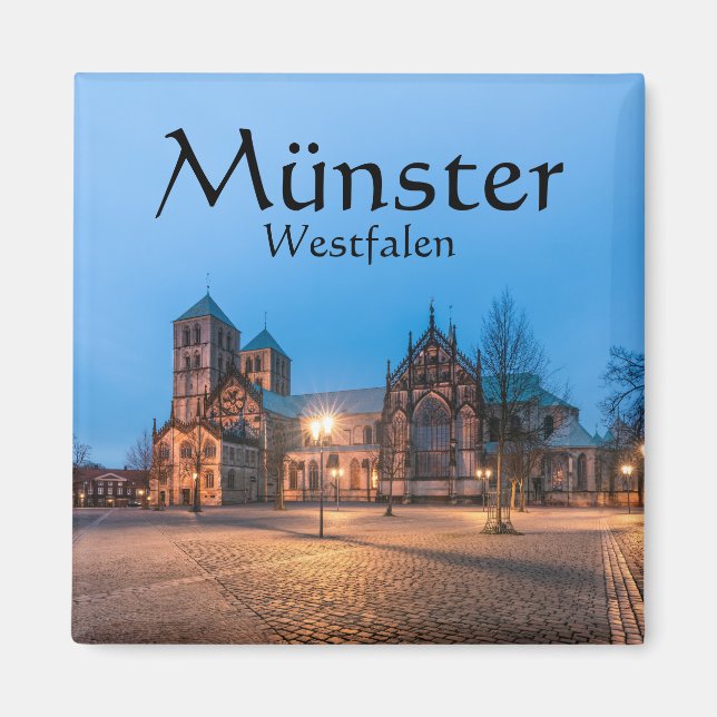 Münster Souvenir Magnet (Vorne)