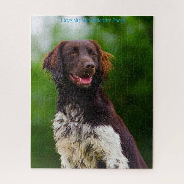 Munsterlander Dog. Puzzle (Vertikal)