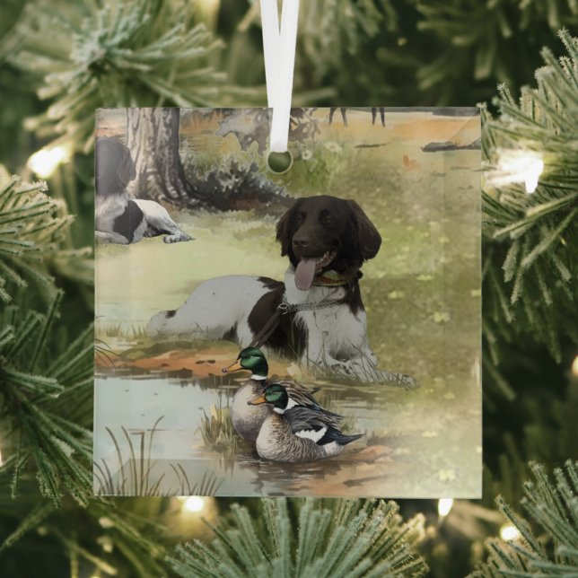 Munsterlander Ornament Aus Glas (Insitu)