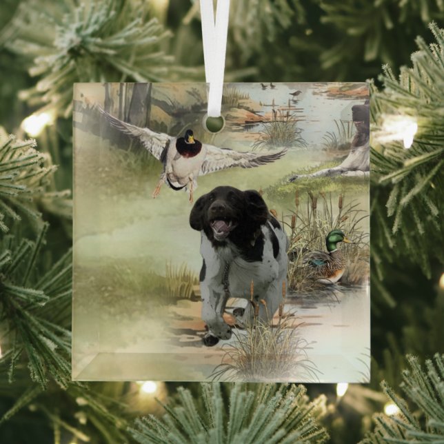 Munsterlander Ornament Aus Glas (Insitu)