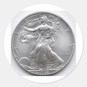 Münzaufkleber Runder Aufkleber