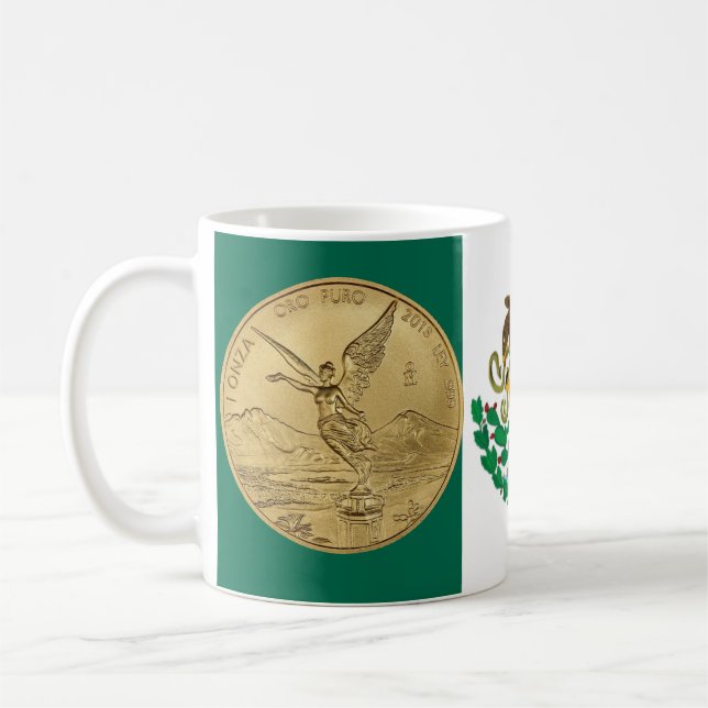 MÜNZE DES GOLDLIBERTAD KAFFEETASSE (Links)