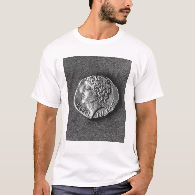 Münze, die das Bildnis von Vercingetorix trägt T-Shirt (Vorderseite)