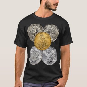 Münze sammeln das goldene Zeitalter der US-Münzen T-Shirt
