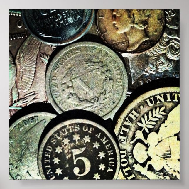 Münzen Poster (Vorne)