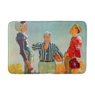 Münzen-Wurf durch Norman Rockwell Badematte