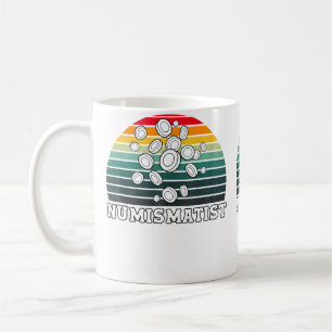 Münzensammeln Numismatiker Münzensammler Kaffeetasse