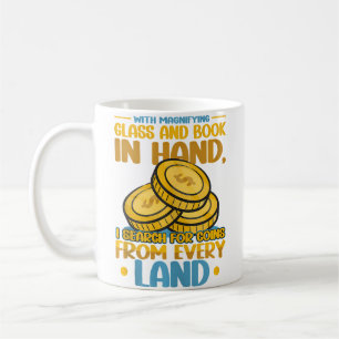 Münzensammelreime Seltener Münzensammler Kaffeetasse