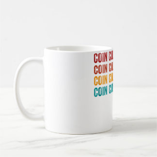 Münzensammler-Hobby Münzen sammeln Kaffeetasse
