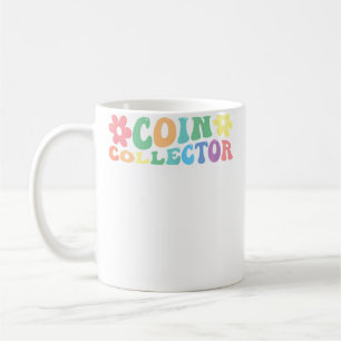 Münzensammler Münzensammeln Münzexperte Kaffeetasse