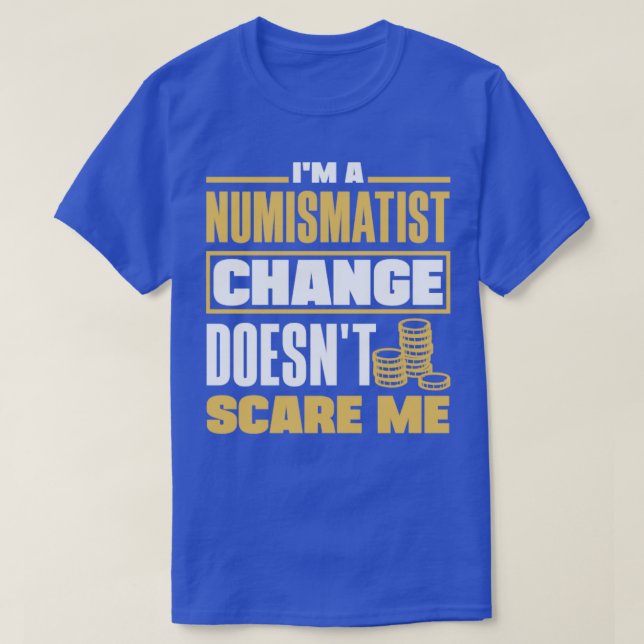Münzensammlung Numismatiker Change Puff T-Shirt (Design vorne)