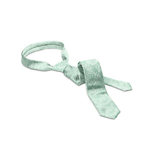 Münzgrüne Töne Vintage Paisley-Muster Krawatte