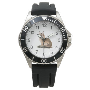 Münzkatze Armbanduhr
