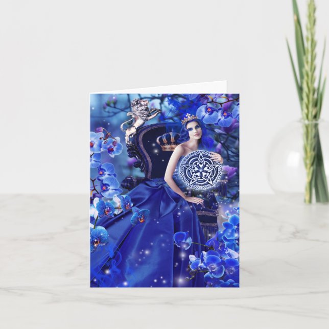 Münzkönigin Karte (Vorderseite)