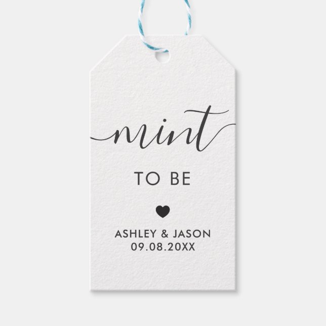 Münzprägemarke, Tag der Hochzeitsminze, Kraft Geschenkanhänger (Vorderseite)