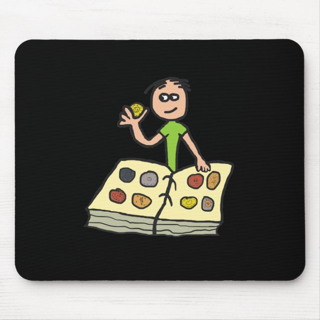 Münzsammeln Mousepad (Vorne)