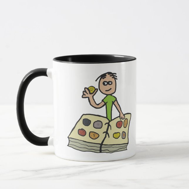 Münzsammelzahl Tasse (Links)