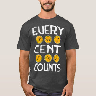 Münzsammler für jeden Cent zählt Numismatiker T-Shirt