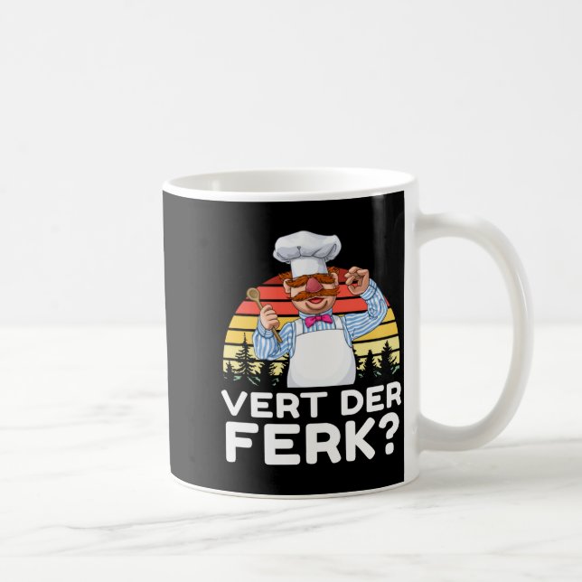 Muppet Show Swedish Chef Expletive New Funny Stic  Kaffeetasse (Rechts)