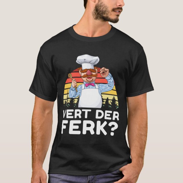 Muppet Show Swedish Chef Expletive New Funny Stic  T-Shirt (Vorderseite)