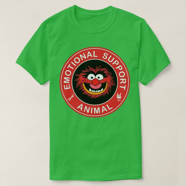 Muppets Emotionale Unterstützung Tierbeispiel T-Shirt (Design vorne)