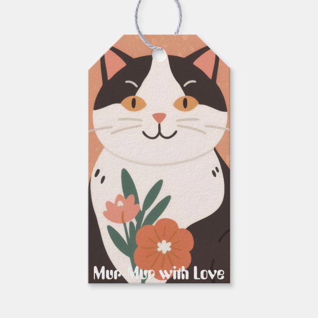 Mur-Mur mit Liebe Benutzerdefinierte Niedliche Glü Geschenkanhänger (Vorderseite)